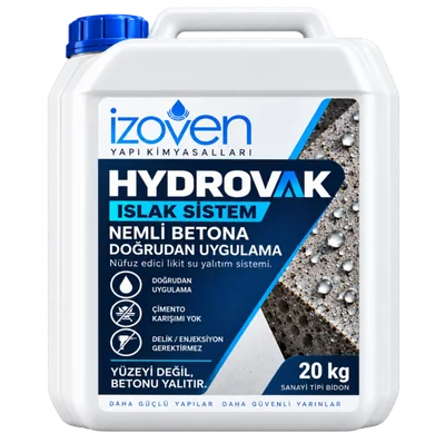 İZOVEN HYDROVAK mevcut ürün ambalajı