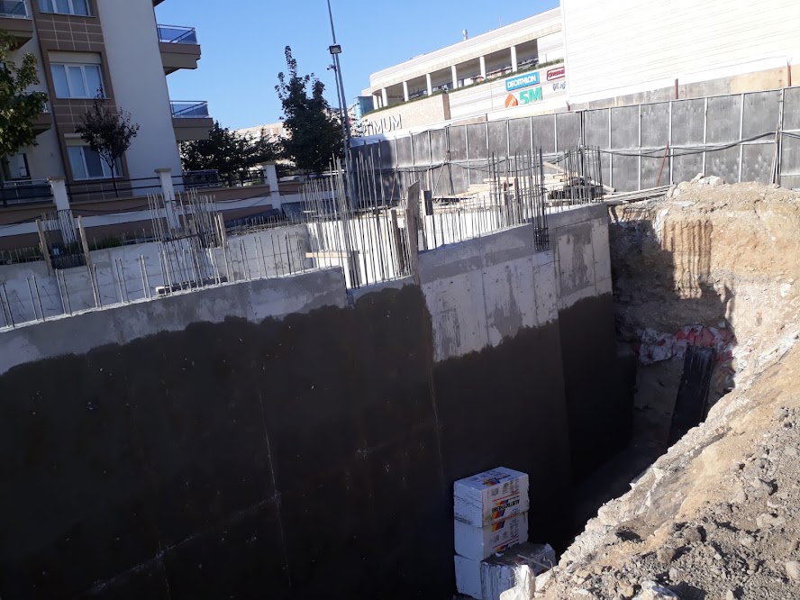POLİPEK-2K Temel ve perde betonlar saha uygulaması